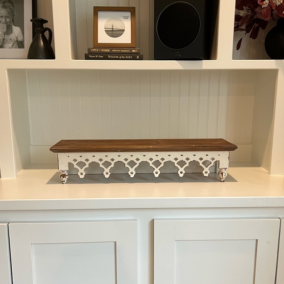 Kirklands Other - Decorative Wooden Farmhouse Shelf